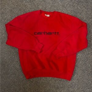 Carhartt Bold Red Crewneck Sweater